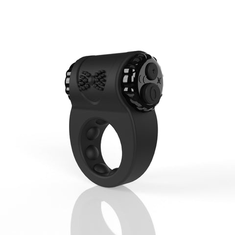 Screaming O Ritz Black – Rechargeable Vibrating Pleasure Ring Cock Rings Vibrating