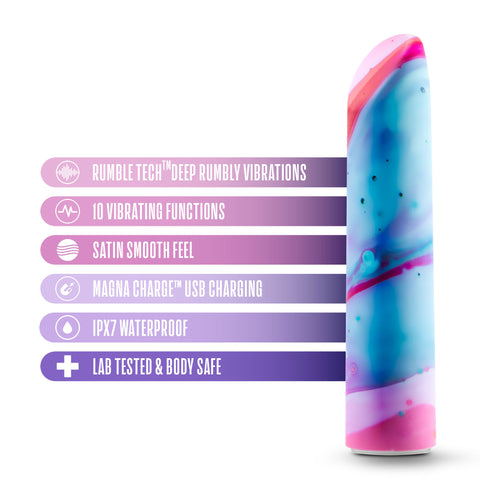 Limited Addiction Fascinate Power Vibe Wireless Vibrator Peach BULLETS