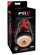 Pdx Elite Air-Tight Anal Stroker in Black > Sex Toys For Men > Masturbators > Manual