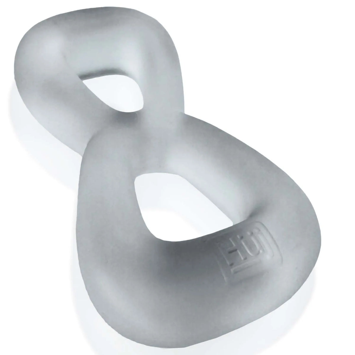Boomerang Double-Ring Cockring & Nut-Tugger Clear Steam > Cock Ring > Single