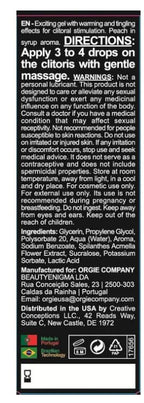 Orgie Orgasmic Drops – 0.5 Oz Tingling Intimate Arousal Gel > Essentials > Womens Enhancers