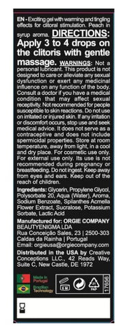 Orgie Orgasmic Drops – 0.5 Oz Tingling Intimate Arousal Gel > Essentials > Womens Enhancers