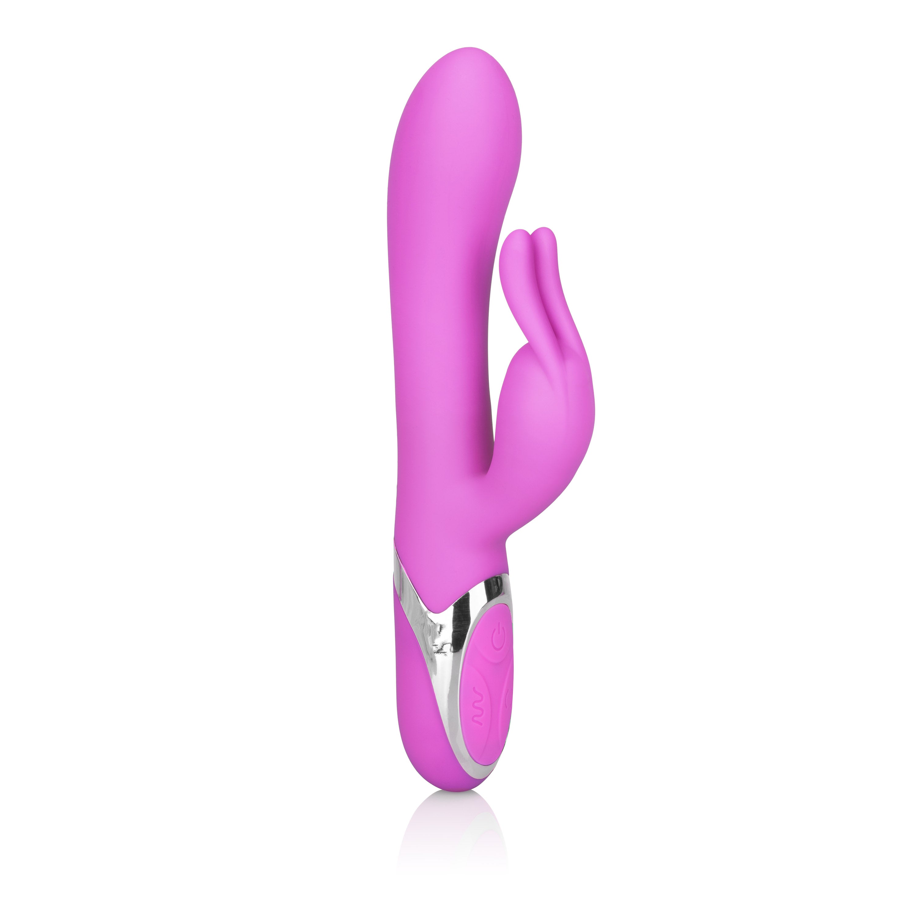 Enchanted Bunny Purple Silicone Intimate Massager with 4 Rotating Functions and 12 Vibration Modes Waterproof USB Rechargeable VIBRATORS-RABBIT