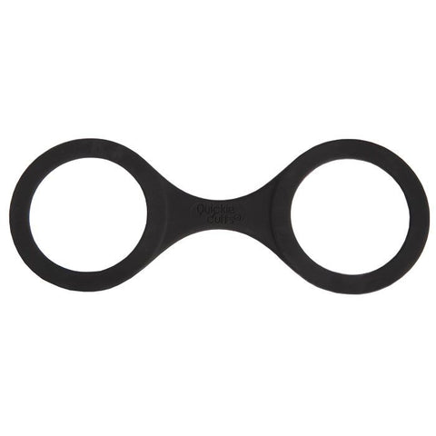Quickie Cuffs Medium Silicone Restraint Wrist Cuffs Black > Bondage Gear > Restraints
