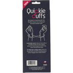 Quickie Cuffs Medium Silicone Wrist Restraints – Flexible Comfortable Silicone Restraint Wrist Cuffs > Bondage Gear > Handcuffs