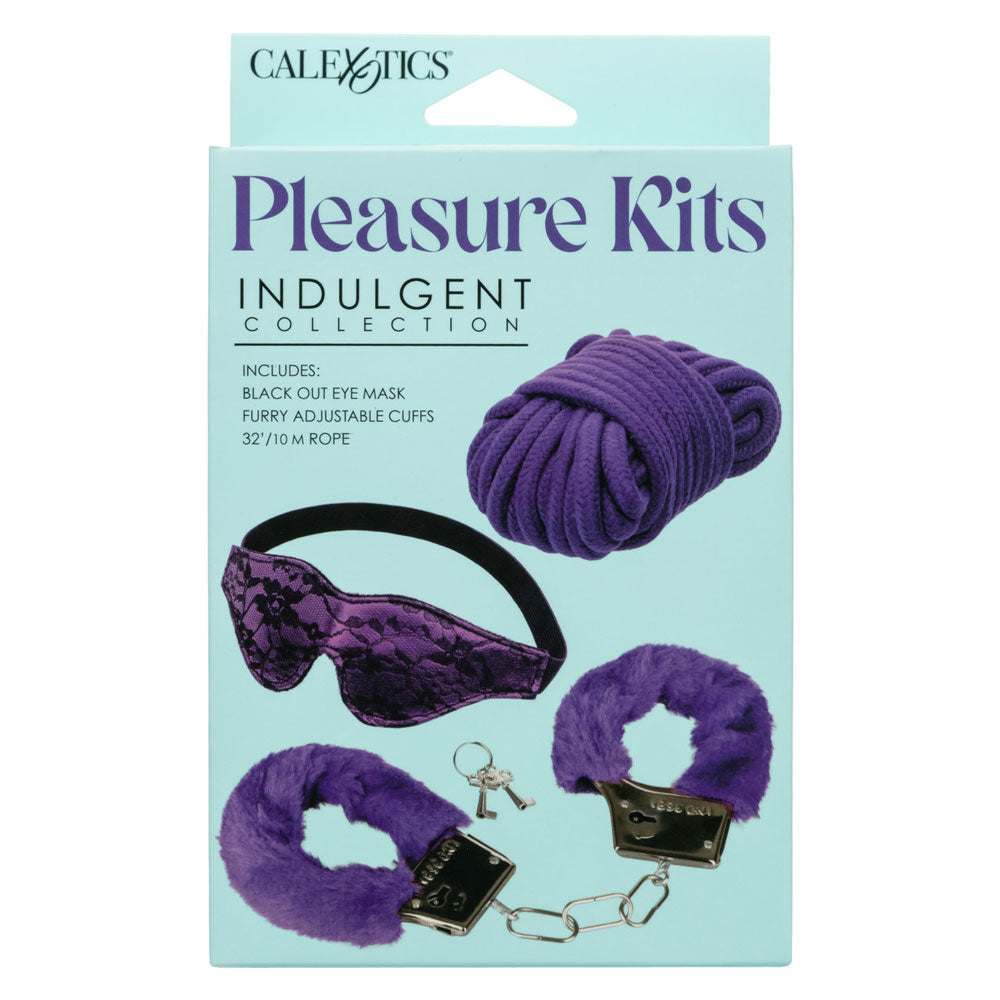 Pleasure Kits Indulgent Collection (Purple) – Luxury Restraint Kit Purple > Bondage Gear > Restraints