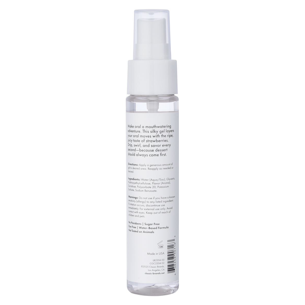 Blow Me Strawberry Oral Sex Gel – Kissable Flavored Intimate Gel > Lube > Oral Gels & Sprays