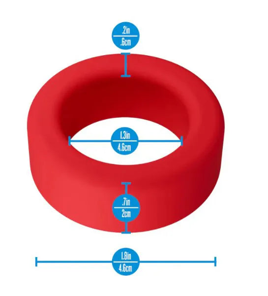 Performance Plus Pursuit (Red) – Durable Thick Cock Ring > Cock Ring > Single