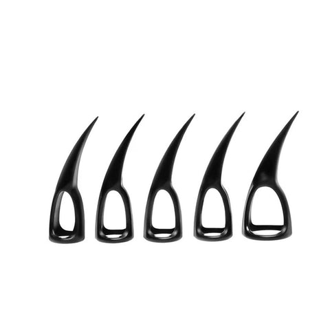 Talons 10 Piece Black Claws Set for Sensory Adult Intimacy Play Medical Themed