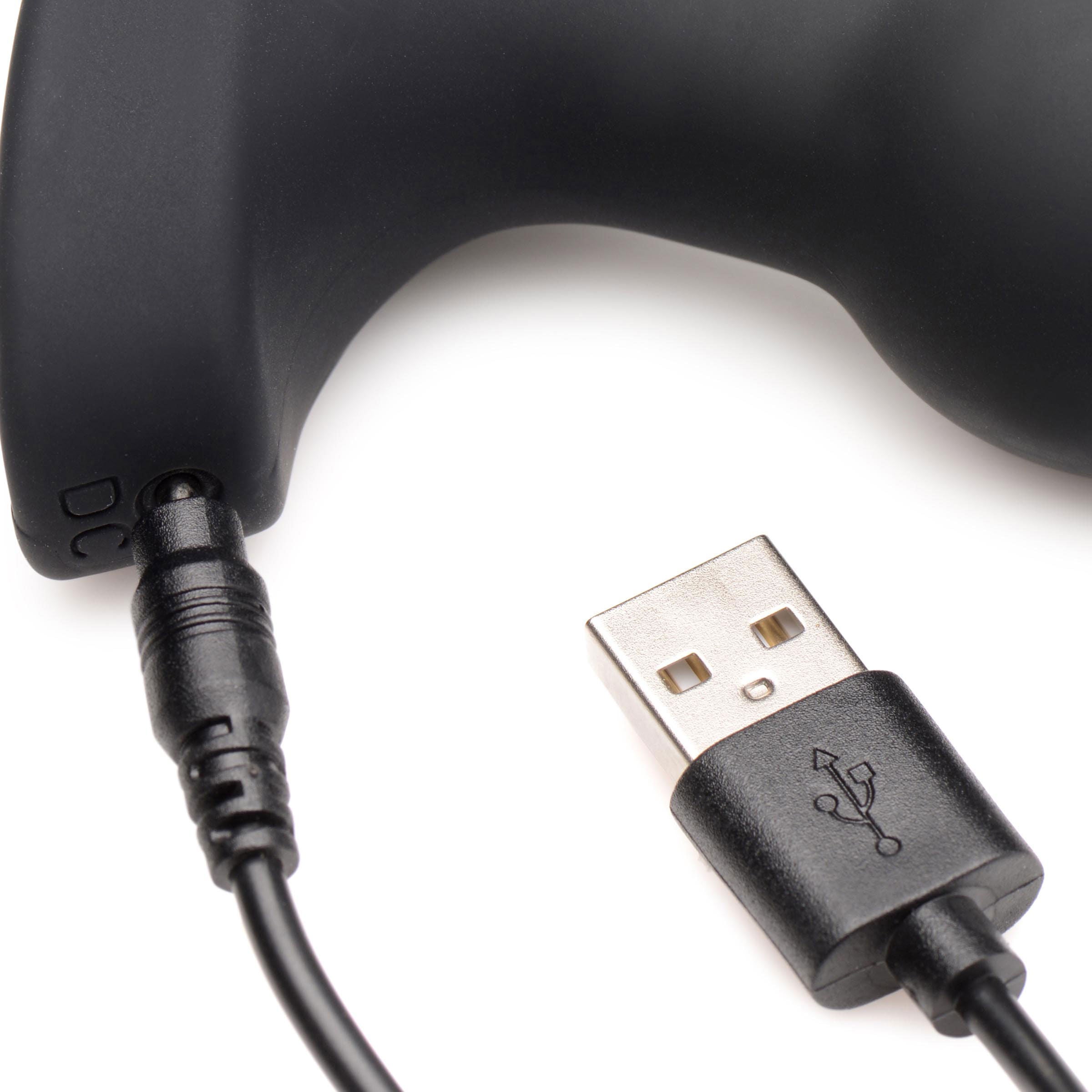 Laser Anal Plug with Remote Control and Pulsating Vibration Butt Plugs - Vibrating