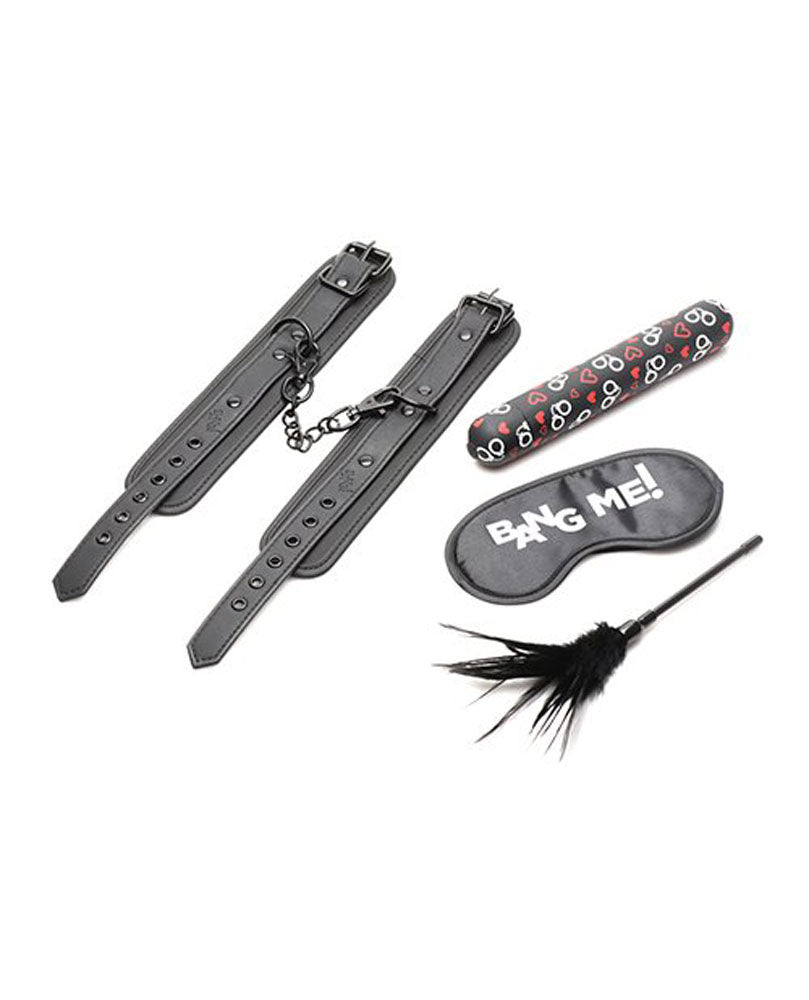 Bondage Kit with XL Bullet, Cuffs, Tickler, and Blindfold > Bondage Gear > Bondage Kits