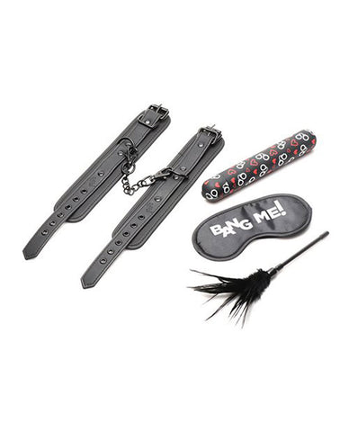 Bondage Kit with XL Bullet, Cuffs, Tickler, and Blindfold > Bondage Gear > Bondage Kits