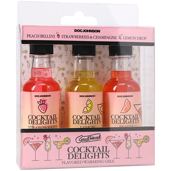 GoodHead Cocktail Delights Edible Oral Gel 3 Pack Flavors Default Title Oral Gels & Sprays