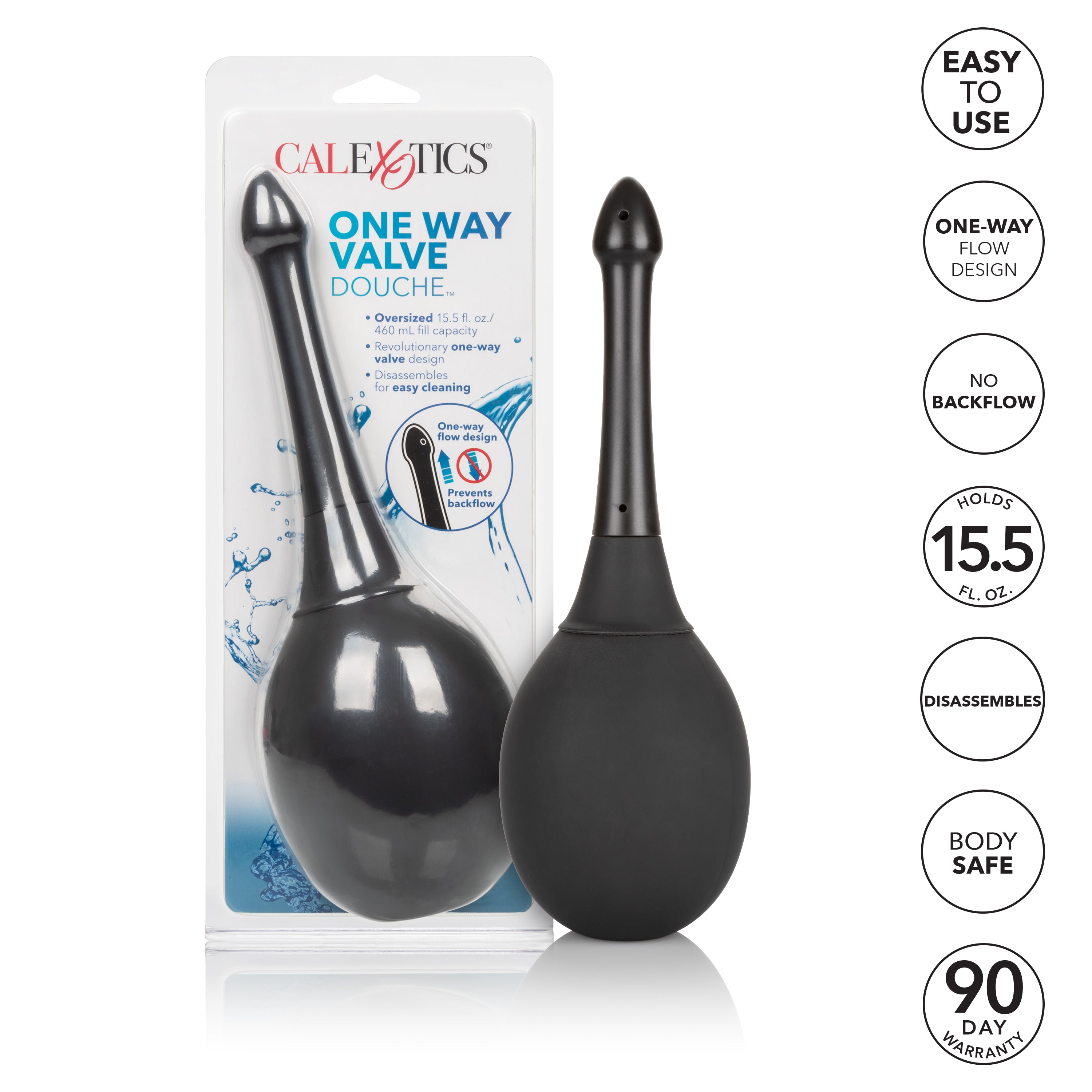 One-Way Valve Douche Kit for Safe and Comfortable Anal Play Douches