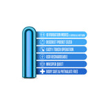 Kool Vibes Mini Bullet Vibrator Blueberry Blue Small > Vibrators > Mini Vibrators