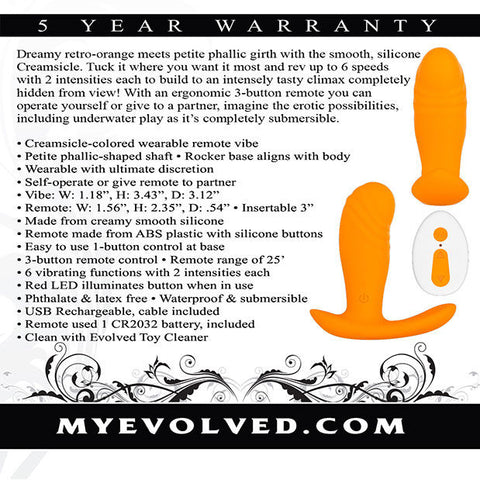 Creamsicle Anal Toys & Stimulators