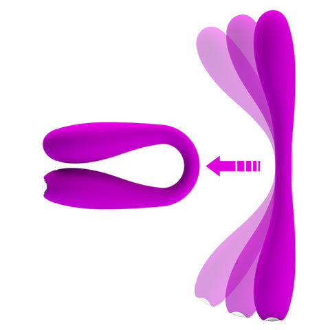 Pretty Love Yedda Bendable Purple G-Spot and Clitoral Vibrator Vibrators