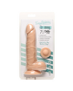 7 Inch Silicone Dildo with Realistic Head and Balls Light > Dildos > Realistic Dildos