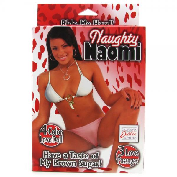 Naughty Naomi Doll Life-Like Inflatable Lover with 4-Color Face and 3 Love Passages > Sex Toys > Sex Dolls > Novelty Inflatables