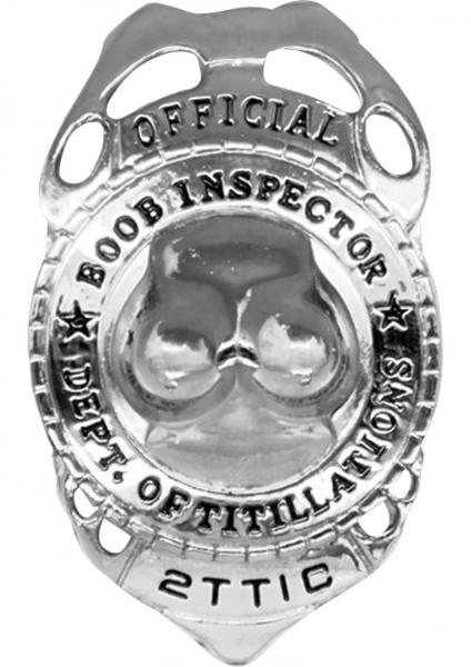 Boob Inspector Badge – Novelty Party Accessory Badge > Novelties > Bachelor & Bachelorette Items