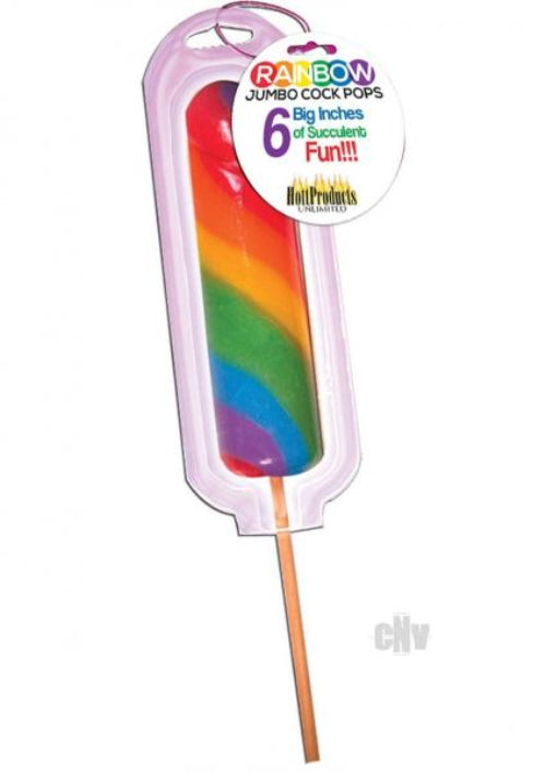 Jumbo Rainbow Cock Pops – Candy Lollipop Novelty Candy > Novelties > Candy & Edible Items