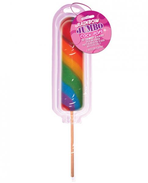Jumbo Rainbow Cock Pops – Candy Lollipop Novelty Candy Secondary image