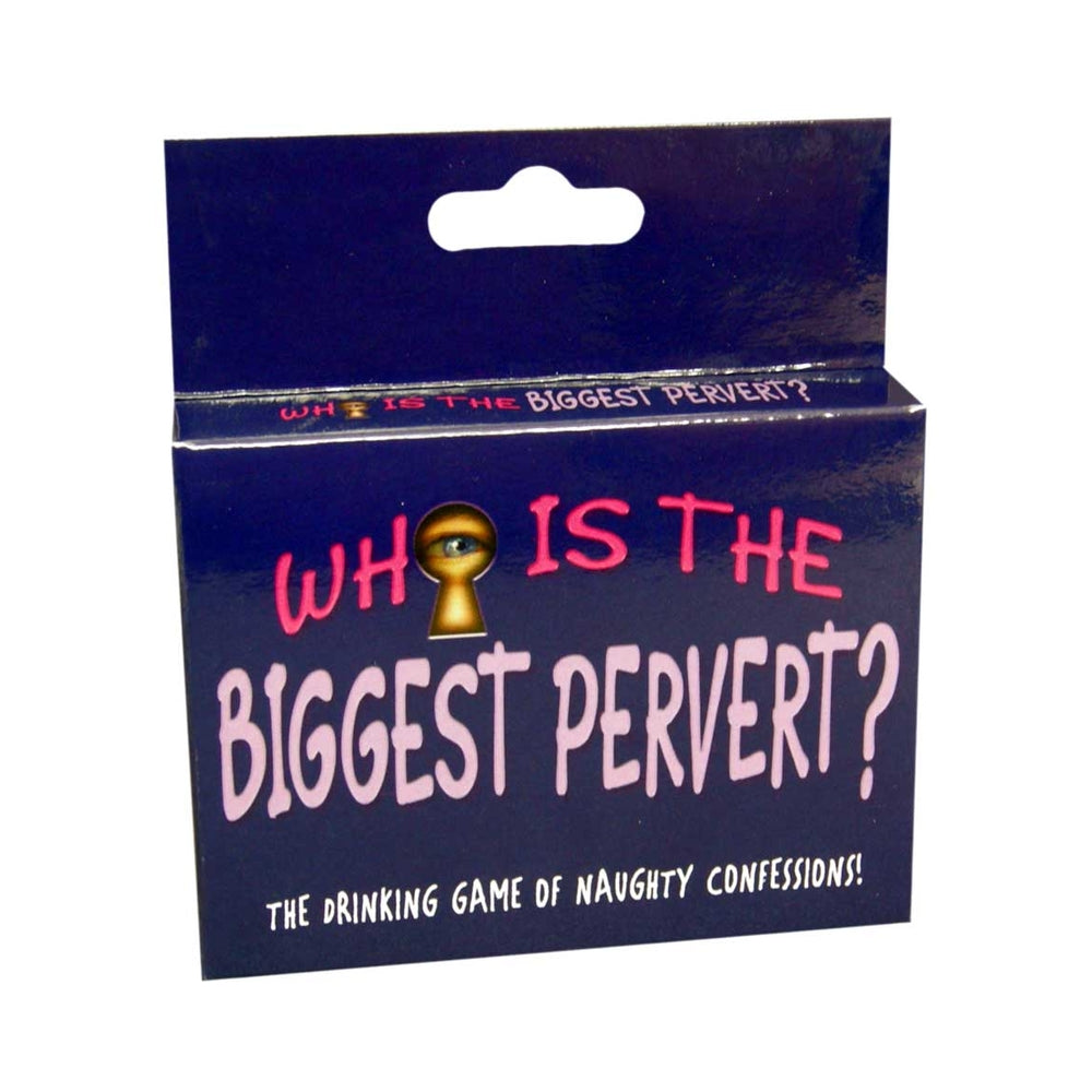 Who Is the Biggest Pervert Drinking Card Game > Novelties > Card Games