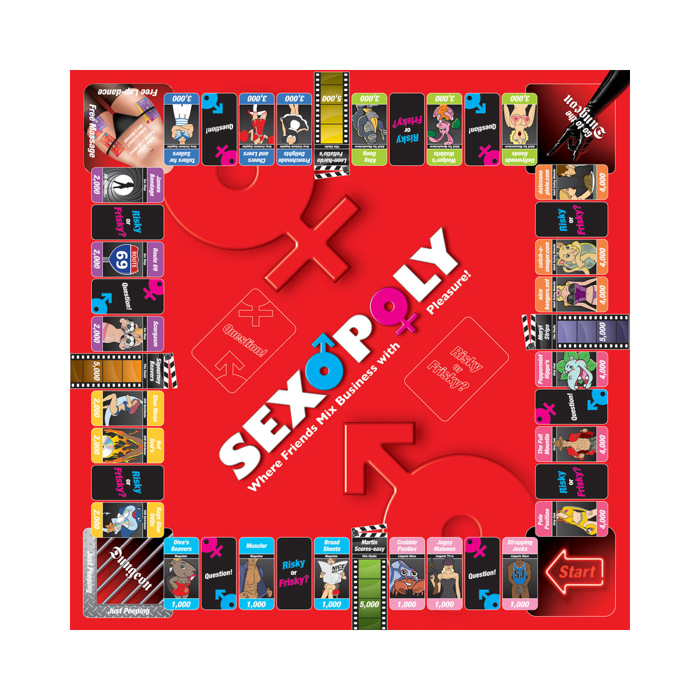 Sexopoly Adult Board Game – Party Edition Adult Board Game > Novelties > Board Games