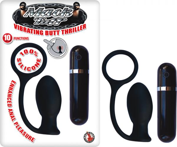 Mack Tuff Silicone Vibrating Butt Plug With 10 Modes > Anal Range > Prostate Plugs