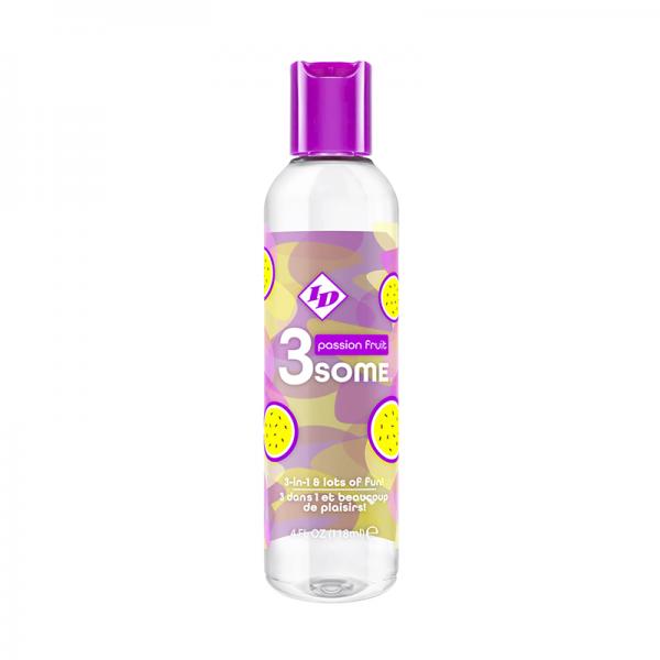 ID 3some Passion Fruit 3-in-1 Flavored Personal Lubricant 118ml > Lube > Flavoured