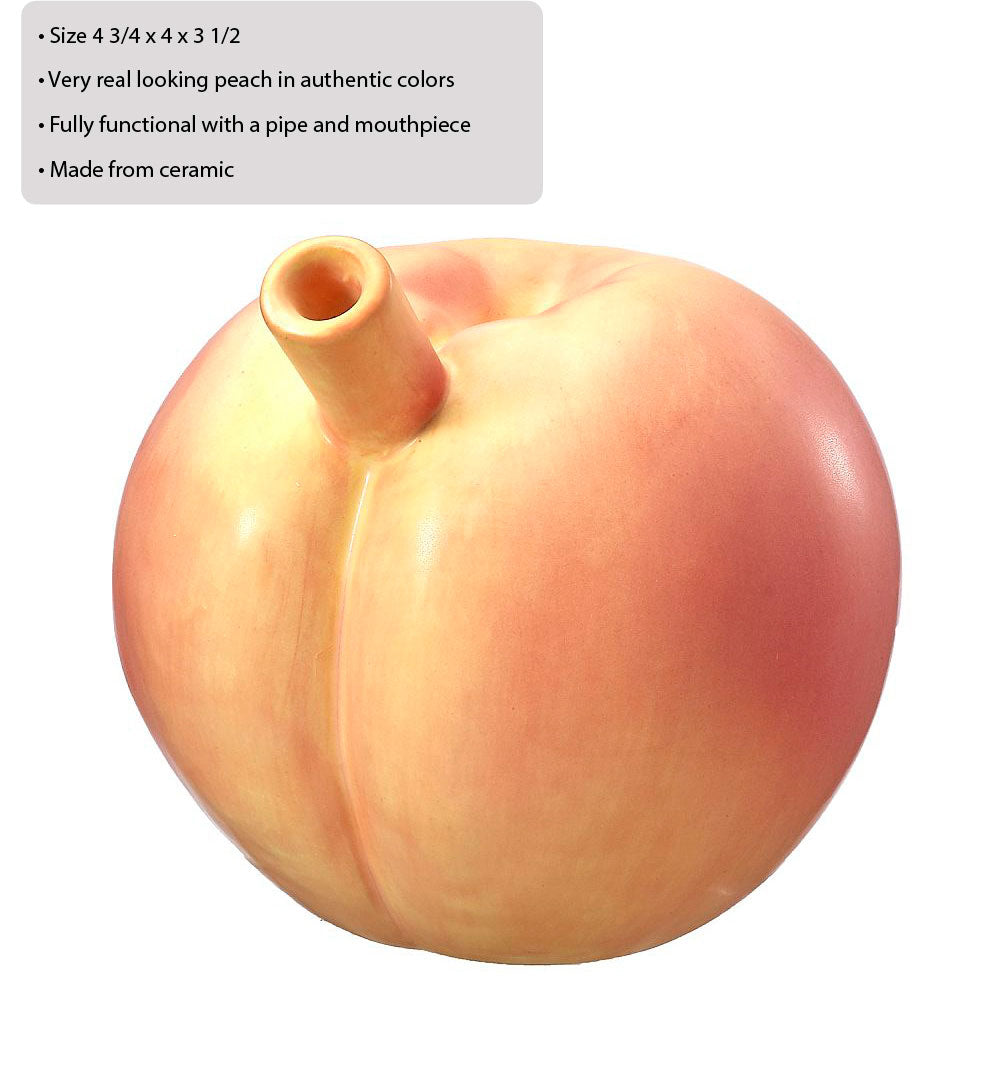 Fashioncraft Peach Pipe Smoking Pipe Novelty Gift Accessory Gag Gifts & Novelties