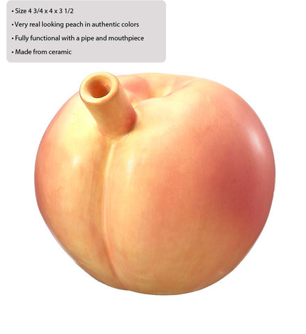 Fashioncraft Peach Pipe Smoking Pipe Novelty Gift Accessory Gag Gifts & Novelties