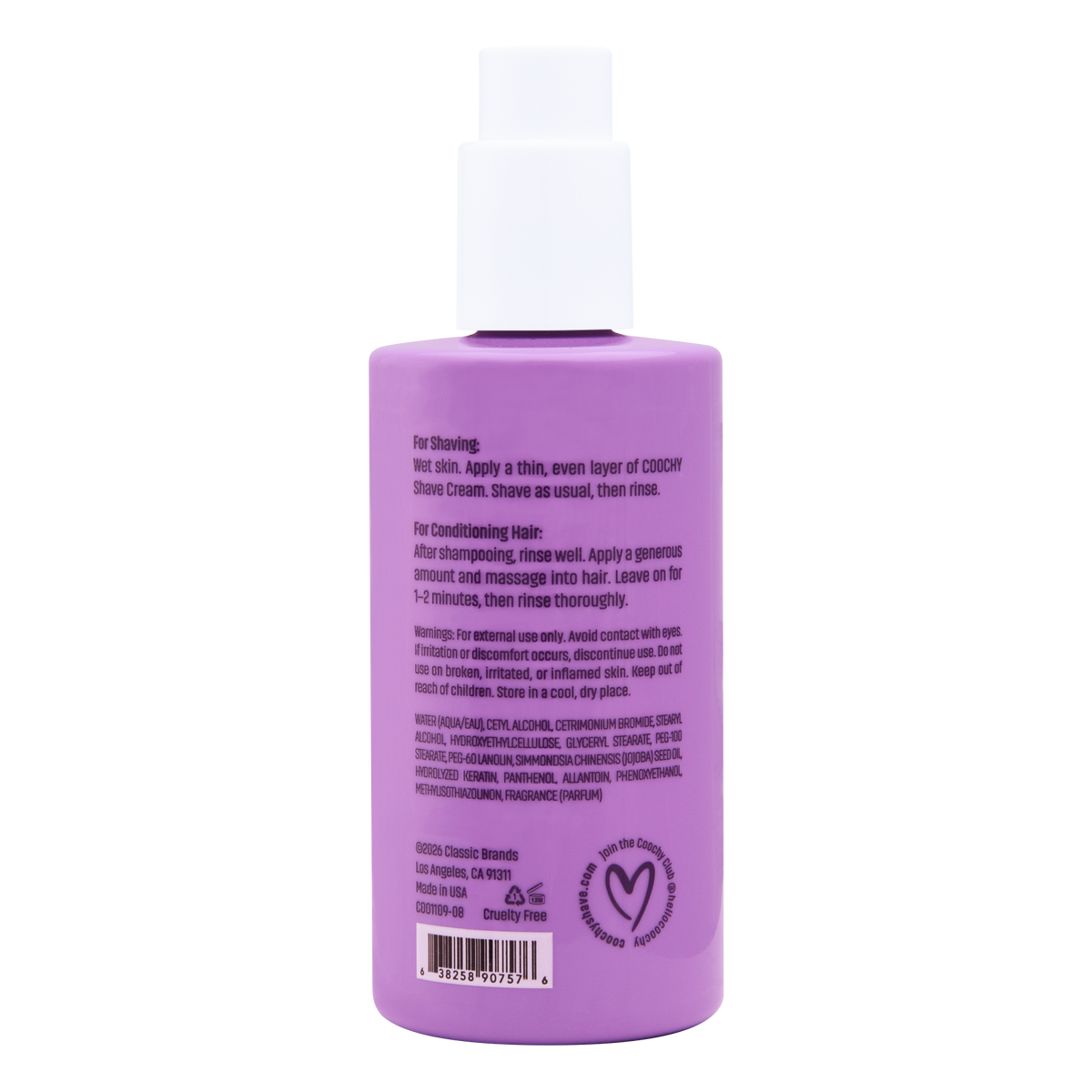 Coochy Flirty Blooms - Honey Infused 8 Fl Oz Shave Cream