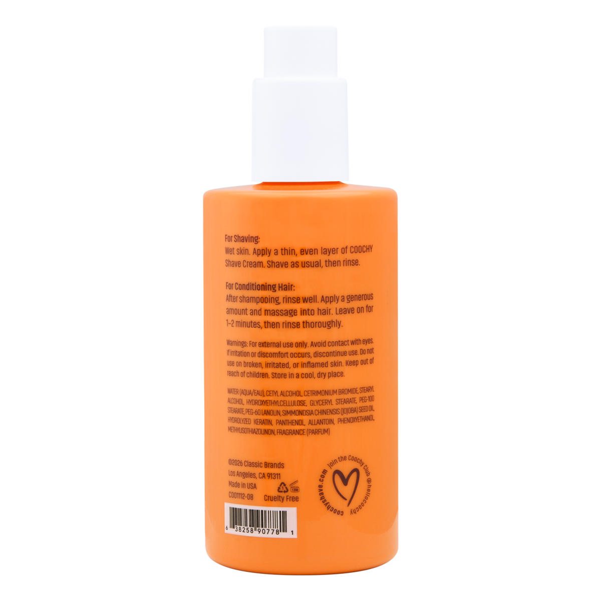 Coochy Coco Mango – Shave Cream Jojoba Oil 8 Fl Oz 237 Ml > Essentials > Bath & Body
