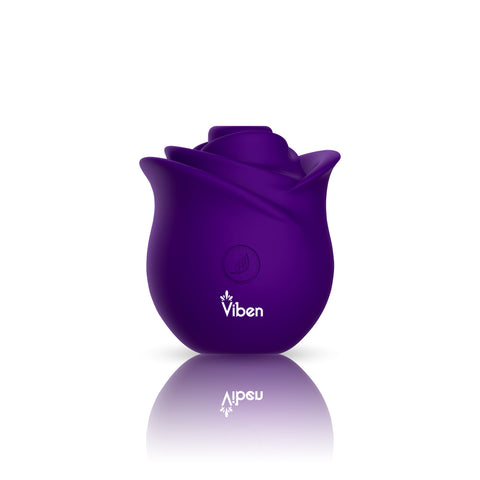 Zen Rose Wireless Clitoral Vibrator With 5 Speeds and Patterns Suction Stimulator