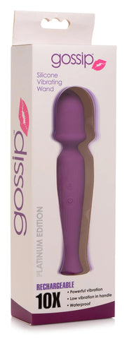 Curve Toys Silicone Wand Massager Magenta Wireless Rechargeable Purple Electric Massager