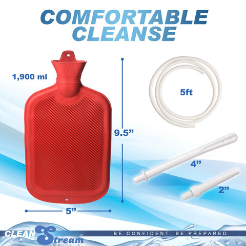 Clean Stream Water Bottle Douche Kit Douches