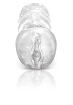 Pipedream Extreme Clear Leader Snatch – Clear Handheld Masturbator > Sex Toys For Men > Masturbators > Manual