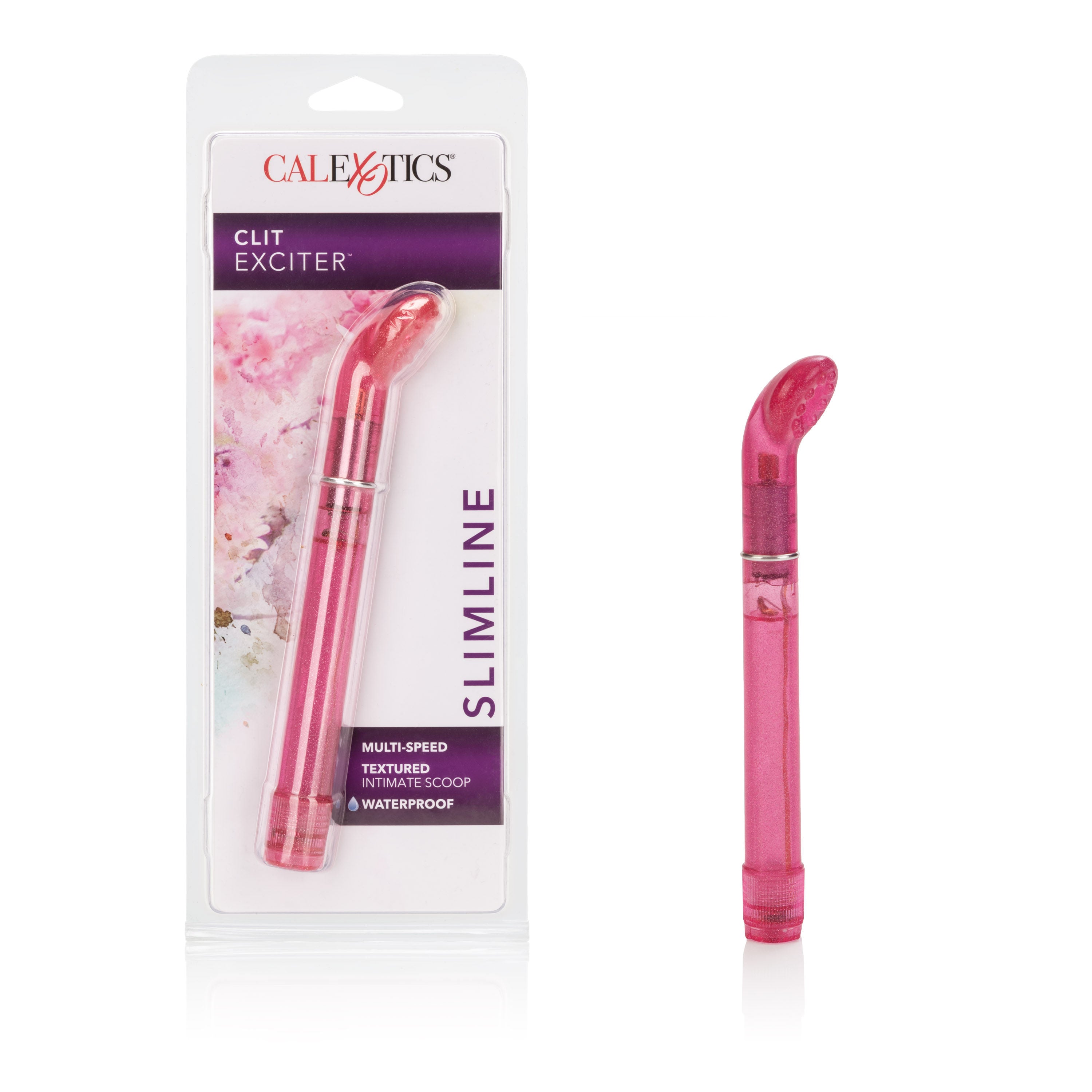 Pink Waterproof Clitoral Vibrator with Multi-Speed Functions Pink STIMULATORS