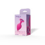 Gemma Purple Gem Pink Silicone Plug (Medium) – Vibrant Anal Plug > Anal Range > Jewel Butt Plugs