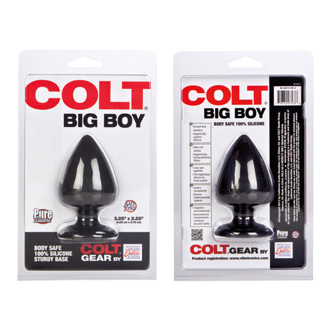 Colt Big Boy Black Silicone Man Sized Probe With Sturdy Base Black ANAL TOYS