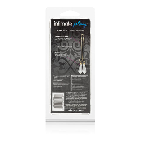 Intmate Play Clitoral Jewelry (Crystals) – Elegant Clitoral Jewelry Body Jewelry (Non Piercing)