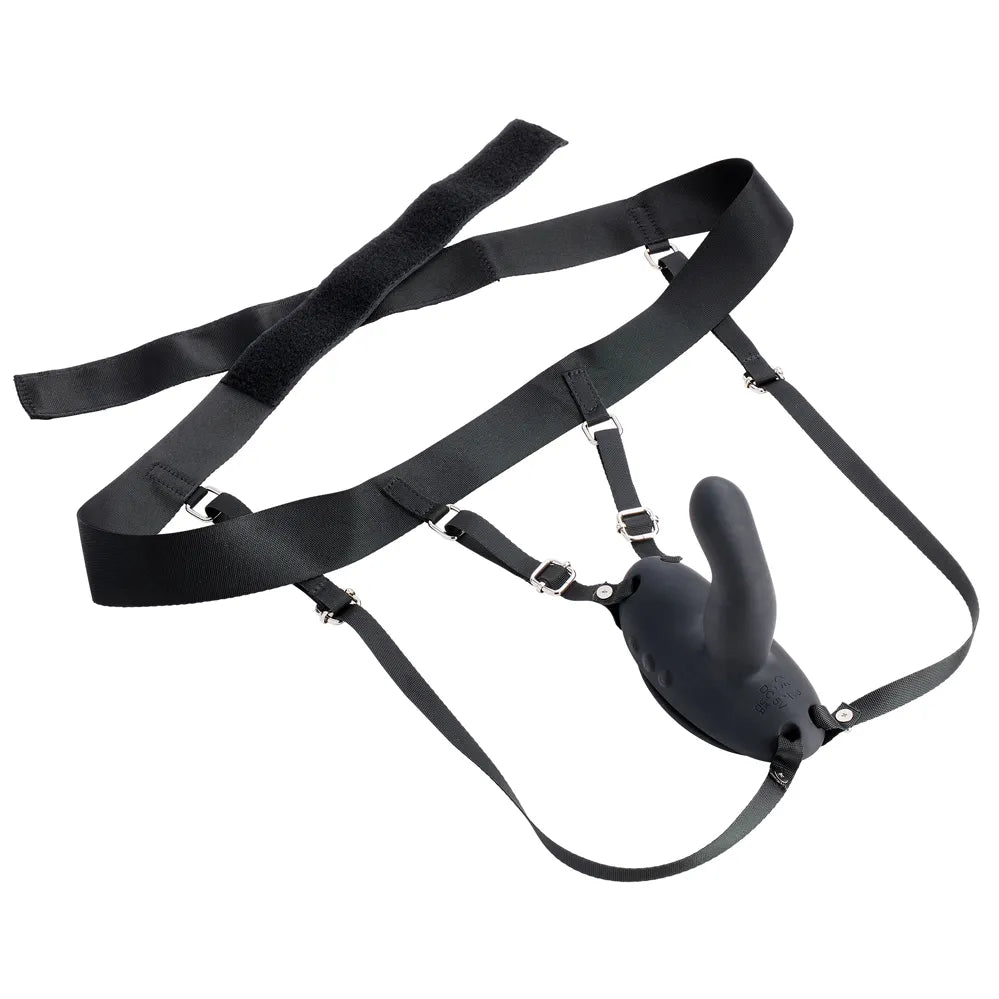 Cloud 9 Grind (Black) – Insertable Vibe with Suction Cup and Harness > Dildos > Strap On Dildos