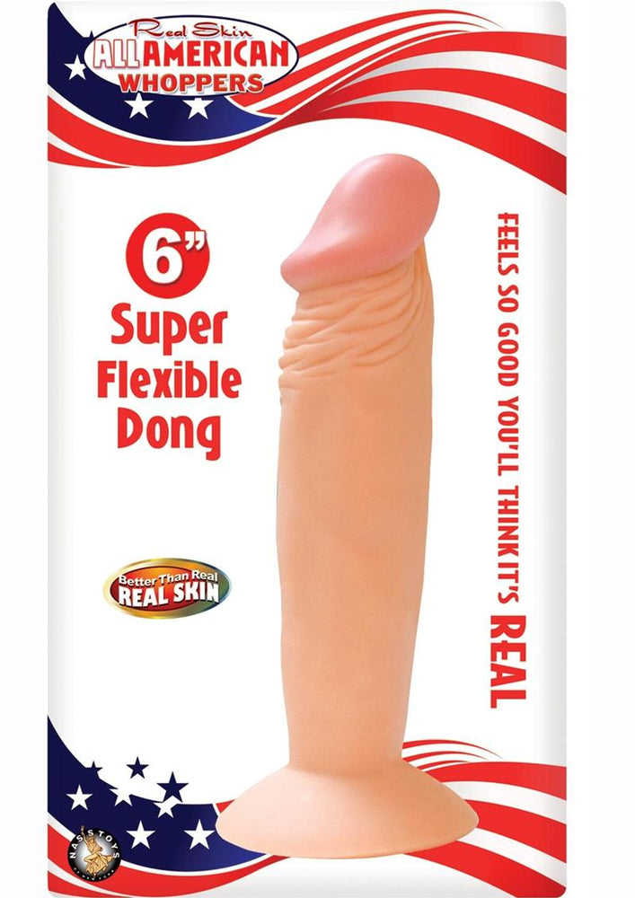 All American Whoppers Realistic 6 Inch Suction Cup Dong > Dildos > Slim Dildos