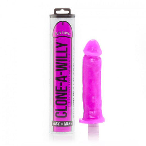 Clone A Willy Neon Purple Silicone Vibrator Purple > Realistic Dildos and Vibes > Mould your own kits