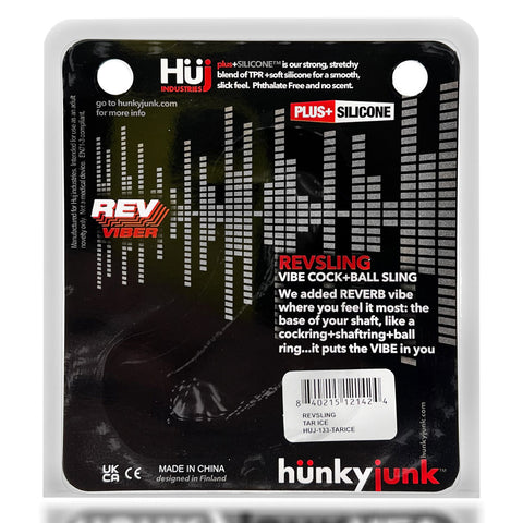 Revsling Tar Ice Vibrating Cock and Ball Sling for Men Cock Rings Vibrating