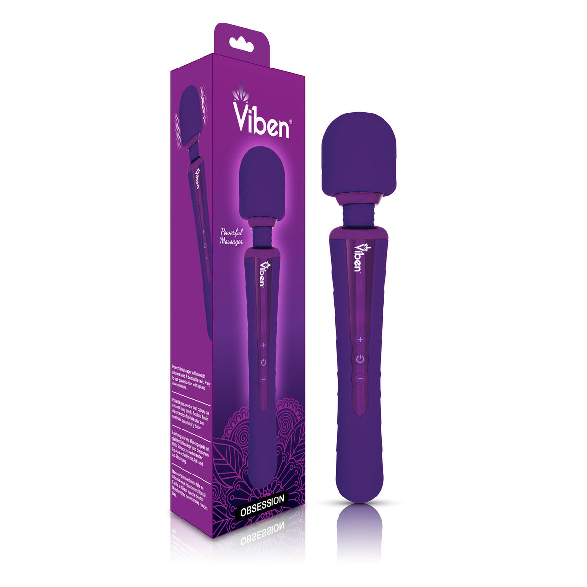 Viben Obsession Wand Massager Violet > Sex Toys > Massage Wands