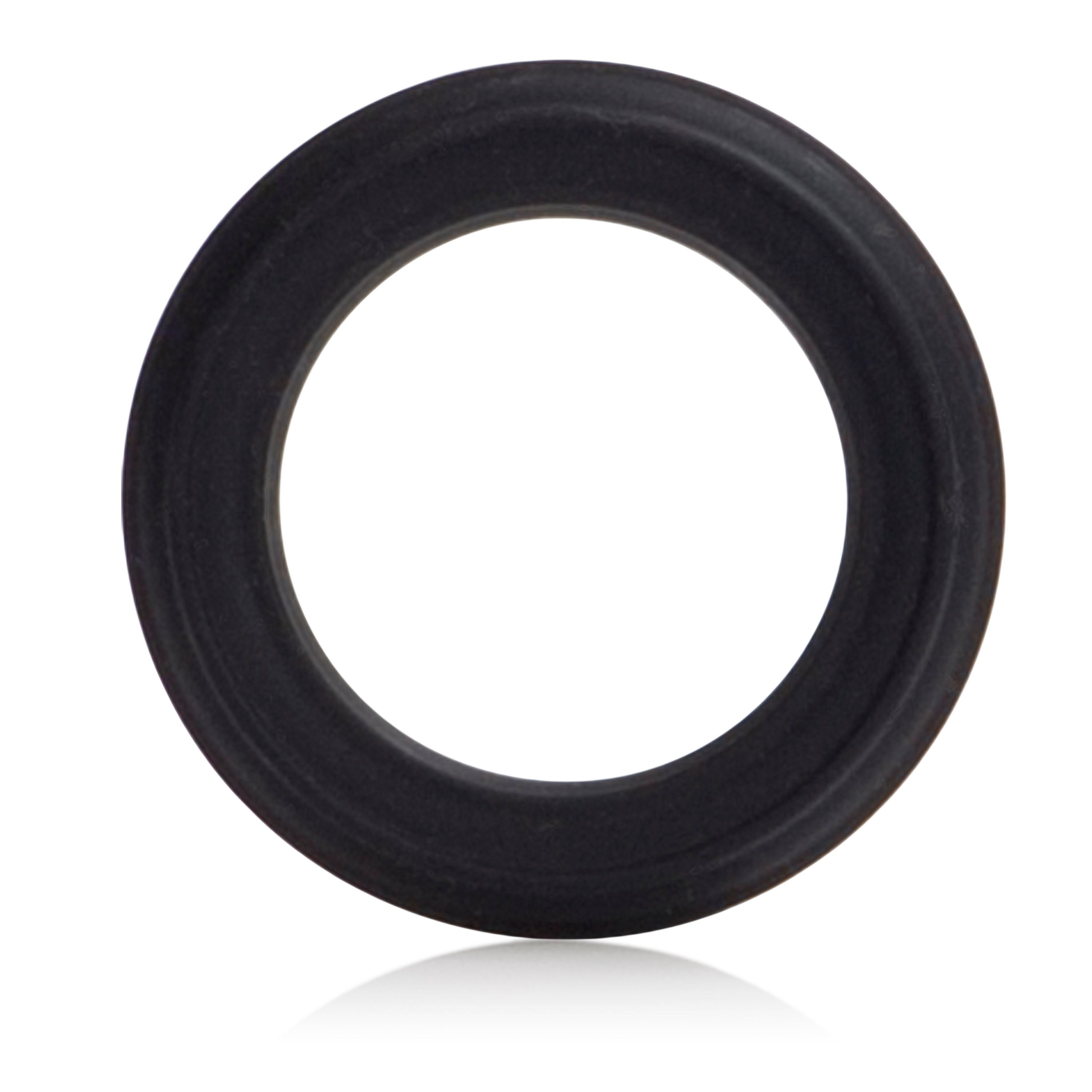 Caesar Black Silicone Cock Ring for Stamina and Comfort COCK RINGS