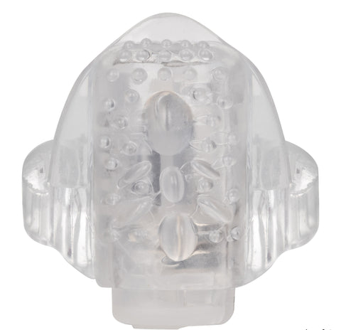 CalExotics Clear Vibrating Tongue Teaser Foil Pack Intimacy Toy Vibrators
