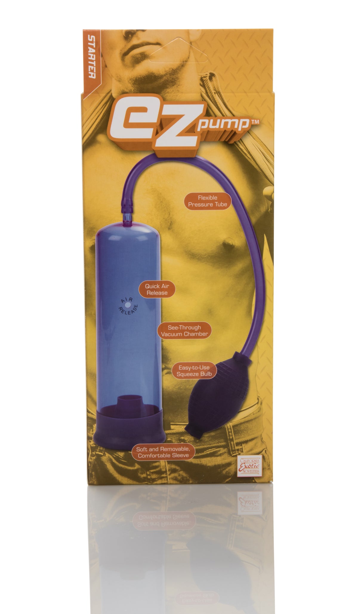 CalExotics E-Z Pump Penis Pump with Powerful Easy Suction > Pumps > Penis Pumps